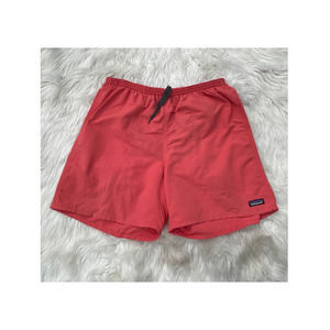 Patagonia Baggies Longs Nylon Board Shorts Sz XL Lined Swim Spiced Coral Orange